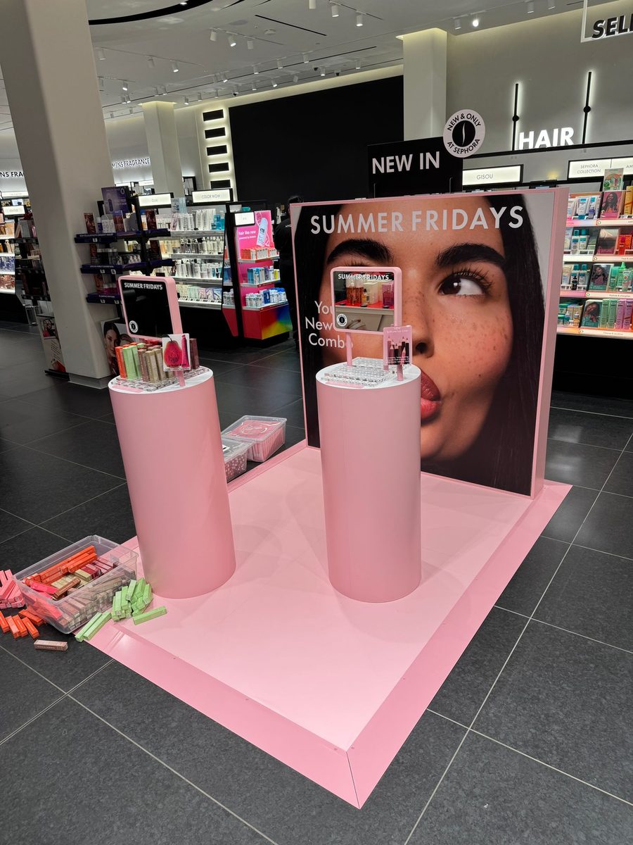 Summer Fridays beauty installation — Sephora