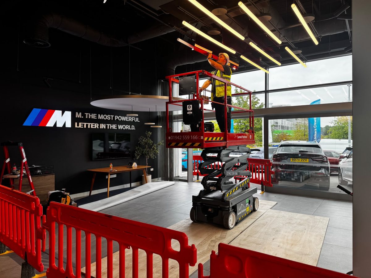 BMW M installation — car dealership